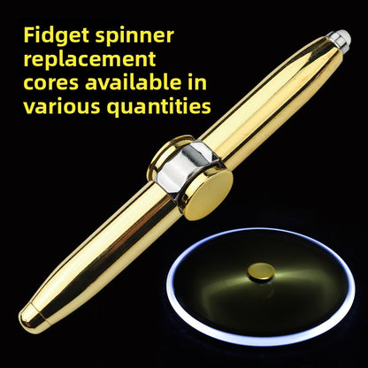 Długopis Fidget Spinner LED – Wirujący Żyroskop z Podświetleniem