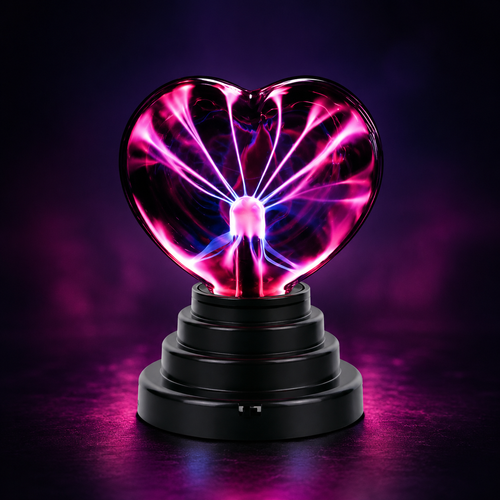Lampka Plazmowa Serce ? Dotykowa Magia