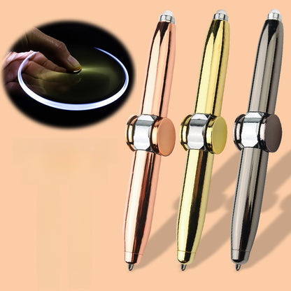 Długopis Fidget Spinner LED – Wirujący Żyroskop z Podświetleniem